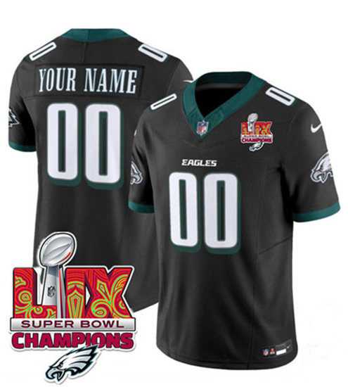 Men & Women & Youth Philadelphia Eagles Active Player Custom Black 2025 Eagles Logo Super Bowl LIX Patch New F.U.S.E. Vapor Limited Stitched Jersey,We sell and wholesale Men & Women & Youth Philadelphia Eagles Active Player Custom Black 2025 Eagles Logo Super Bowl LIX Patch New F.U.S.E. Vapor Limited Stitched Jersey on line form chian!